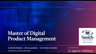Master of Digital Product Management Information Session | March 7, 2022