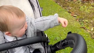 Cute Baby visiting the grave of grandma reacts strangely *Heartfelt Video* || WooGlobe