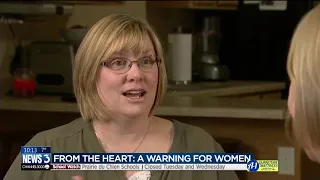 Heart attack survivor shares warning signs that saved her life