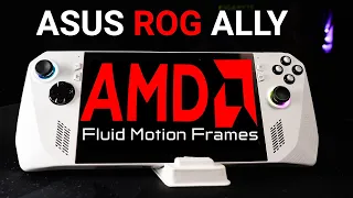 ASUS ROG Ally AMD FLUID MOTION FRAMES! How to get AFMF on ROG ALLY in MINUTES!
