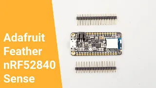 Close up looks at: Adafruit Feather nRF52840 Sense