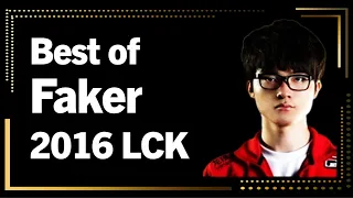 Best of Faker 2016 LCK Montage｜ 2016 페이커 롤챔스 매드무비