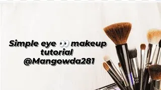 simple 👀 eye make-up tutorial