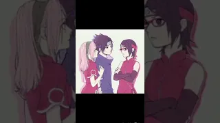 Uchiha Family & Uzumaki Family Edit💗 #sakura #sasuke #sarada #himawari #hinata #naruto #boruto #edit