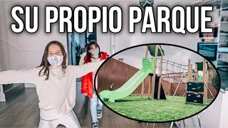 CUMPLIMOS el SUEÑO de nuestros HIJOS 😱 CONSTRUIMOS un PARQUE de COLUMPIOS / PRIMERAS REACCIÓNES (AD)