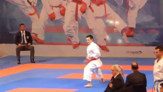 Karate 1 Paris 2016 kata male, VEN Diaz - paiku