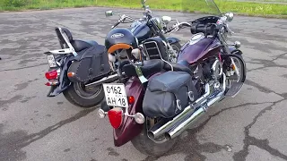 Suzuki Intruder 1500 и Yamaha XVS1100(Drag Star)-небольшое сравнение