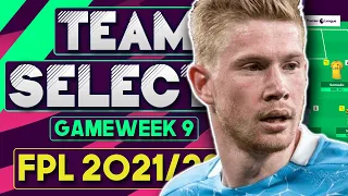 FPL GAMEWEEK 9 TEAM SELECTION & REVEAL | GW 9 | Fantasy Premier League Tips 2021/22
