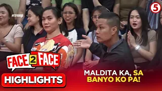 Face 2 Face | Jowang, nahuli sa aktong may kasamang ibang babae sa banyo, inireklamo!