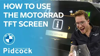 How to use the BMW Motorrad TFT Screen - Roy Pidcock BMW