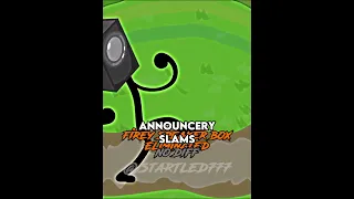 Announcer vs Firey Speaker Box.. | BFDI Announcer vs All Hosts Pt. 1 #shorts