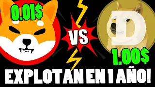 SHIBA INU VS DOGECOIN | ¿QUE CRIPTOMONEDA TIRUNFARA? | SHIBA A 0.01$ VS DOGECOIN A 1$ | NOTICIAS