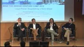 19_Legal Panel: Negotiating a Term Sheet