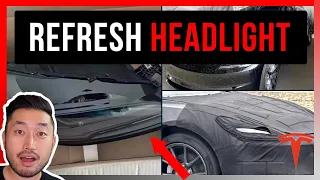 Uncovered: Model 3 Highland Headlight Refresh + Spotted in China