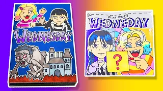 Wednesday Game Book🌃 vs Wednesday Random Squishy☀