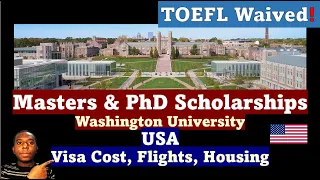 US Scholarship: Fully Funded MSc & PhD I Relocation & Housing I $35k Stipend I McDonnell Scholarship