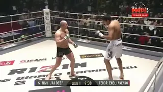 Fedor Emelianenko vs Jaideep Singh, RIZIN FF 1, 31 12 2015