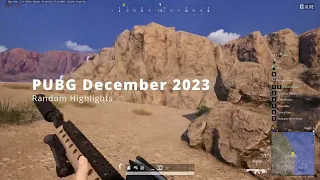 PUBG Dec 2023 Highlights