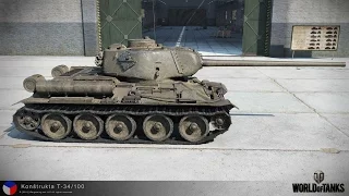 Konštrukta T-34/100 лбз СТ-15 НА Т-55А