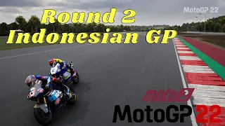 MotoGP 22 PS5 Gameplay | Career Mode Walkthrough Part 23, Moto2 Round 2 Indonesian GP