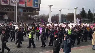 Женский марш в Харькове