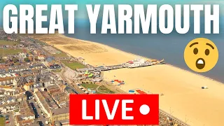 🔴 Great Yarmouth LIVE - Golden Mile Seafront TOUR February Half Term