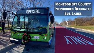 Montgomery County Introduces Dedicated Bus Lanes