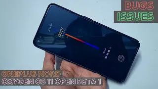 OnePlus Nord oxygen OS 11 open beta 1 bugs and issues (need to be fixed soon)