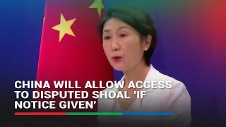 China will allow PH access to disputed shoal if notice given: foreign ministry | ABS-CBN News