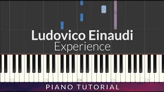 Ludovico Einaudi - Experience Piano Tutorial