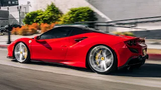 Red Hot Ferrari F8 On the Floor, WideBody Lamborghini Urus Super Dark!