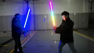 ★Damiensaber Neopixel Blade Dueling Stress Test★