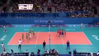 Viktor Poletaev, 7 kill serves in a row, 4 aces.