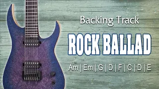 Am Rock Ballad Backing Track