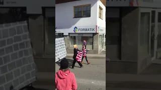 Trump shows up at Fasching celebration Ehrwald Austria parade