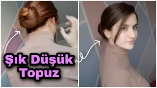 Düşük Topuz Nasıl Yapılır? I Şık Düşük Topuz