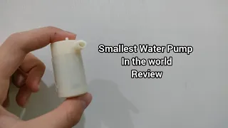 Smallest USB Water Pump in the world. Review.