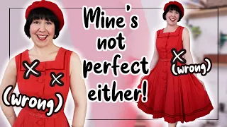 Everything wrong with this 'perfect' me-made garment and why noticing ‘mistakes’ is a good thing!