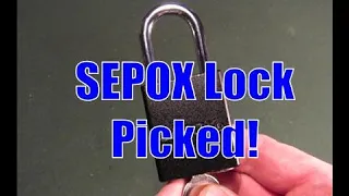 Locksport - SEPOX (American 1100 Clone) Picked