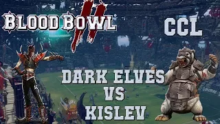 Blood Bowl 2 - Dark Elves (the Sage) vs Kislev - CCL G1