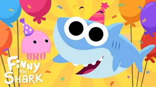 Happy Birthday, Finny! | Finny The Shark | Cartoon For Kids