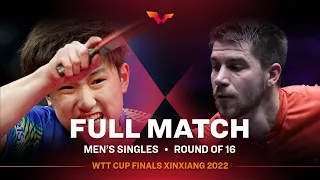 FULL MATCH | Tomokazu HARIMOTO vs Patrick FRANZISKA | MS R16 | WTT Cup Finals Xinxiang 2022