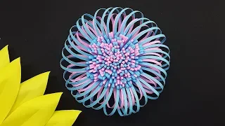 Paper Flower Centers Making Tutorial | DIY Fluffy Paper Flowers