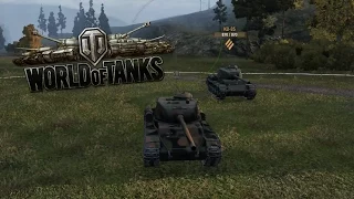 World of Tanks. Бой во взводе на танках КВ-85.
