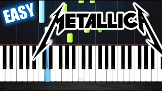 Metallica - Nothing Else Matters - EASY Piano Tutorial by PlutaX