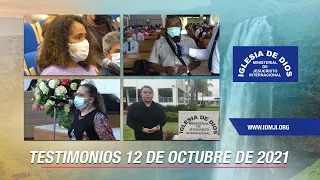 Testimonios 12 de octubre de 2021 - Iglesia de Dios Ministerial de Jesucristo Internacional