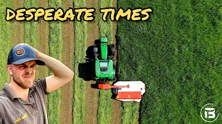 First Grass Silage Of 2024! | Making Food For Cows!