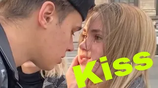 TikTok Compilation Kiss Prank Invasion 100% Satisfying VIRAL Hot ~Part 1