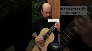 when you are really INTO the MUSIC 🎵 | EXPRESSIVE guitar | Jan Depreter | Siccas Guitars | #shorts