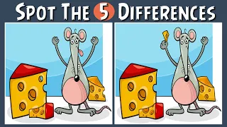 Visual Challenge Spot 5 Differences in 2 Minutes